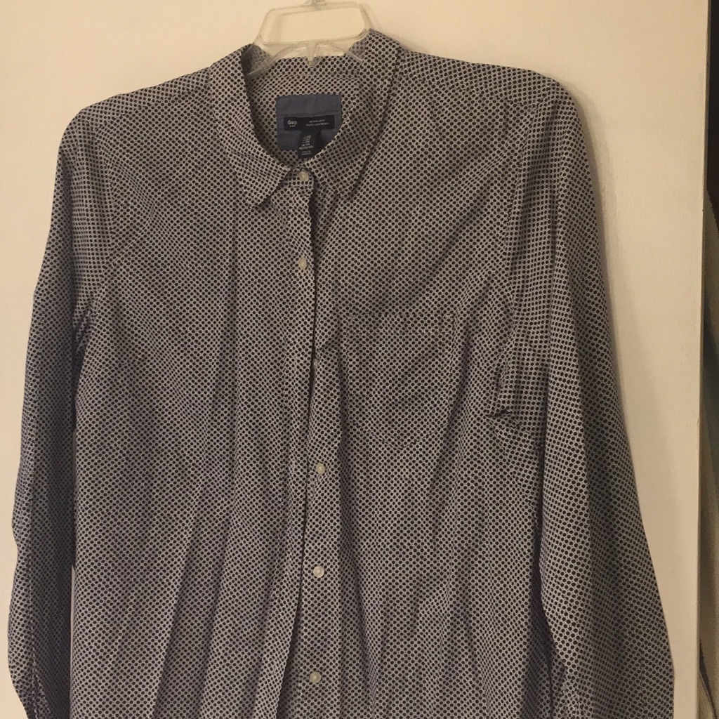 Gap Button Front Blouse